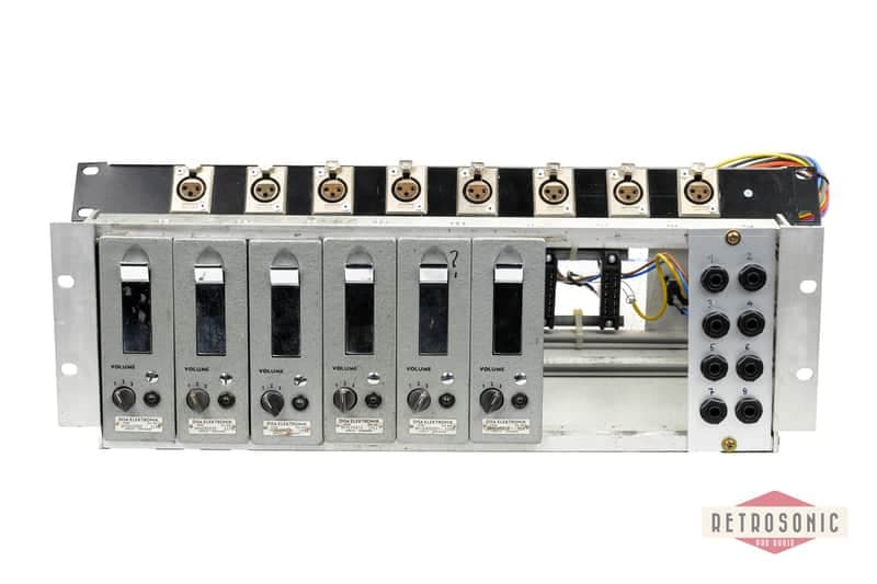 DISA Preamp rack of 6 pcs Preamp Modules 91B26