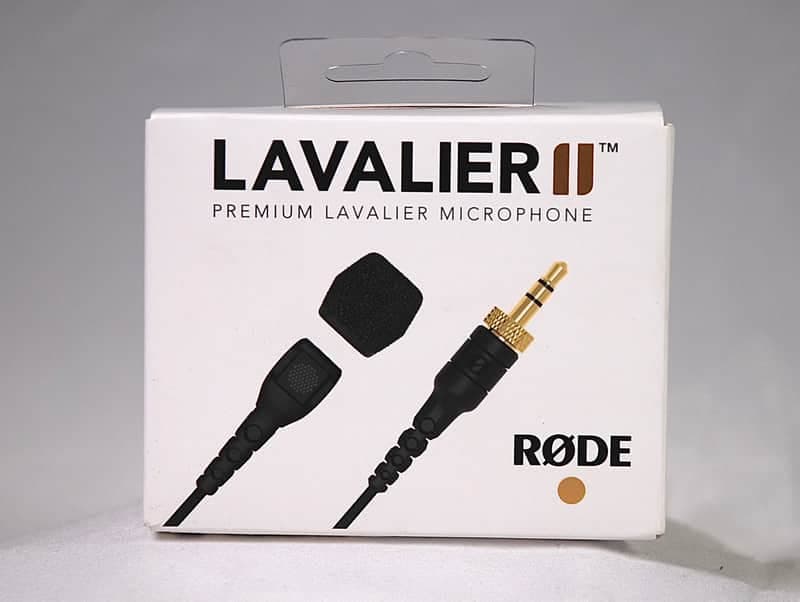 RODE Lavalier II Omnidirectional Lavalier Microphone 2021 - Present - Black