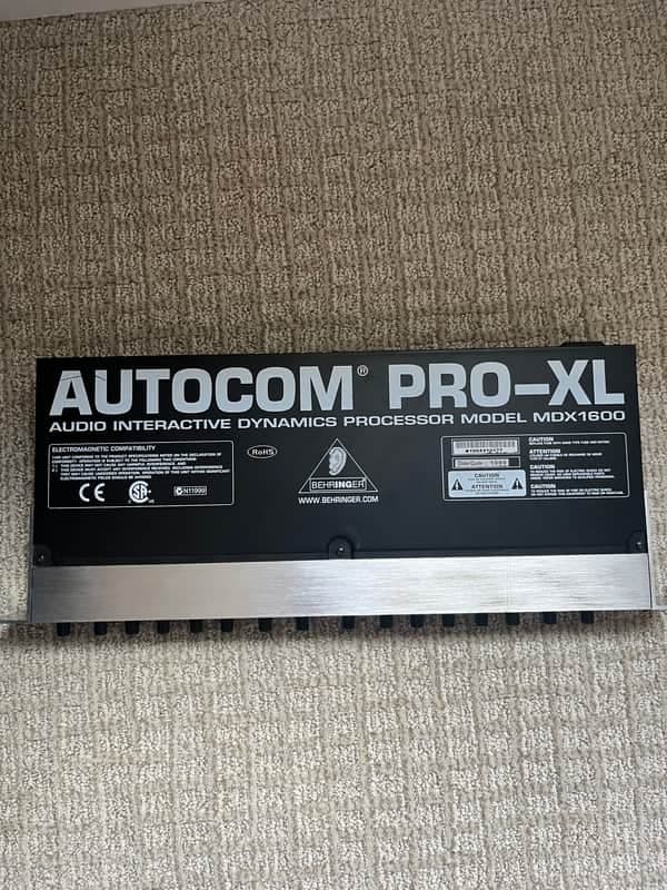 Behringer Autocom Pro MDX1400 Compressor / Limiter 2000s - Black / Silver