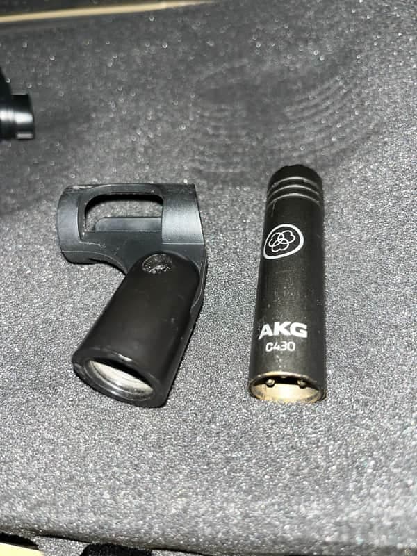 AKG C430 Small Diaphragm Cardioid Miniature Condenser Microphone 2010s - Black