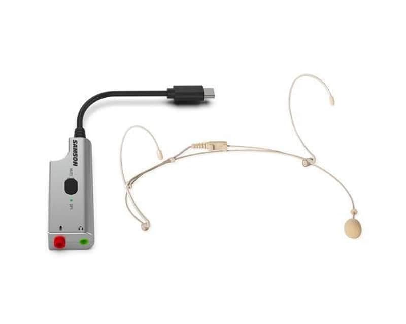 Samson DEU1 Broadcast Headset Microphone Bundle
