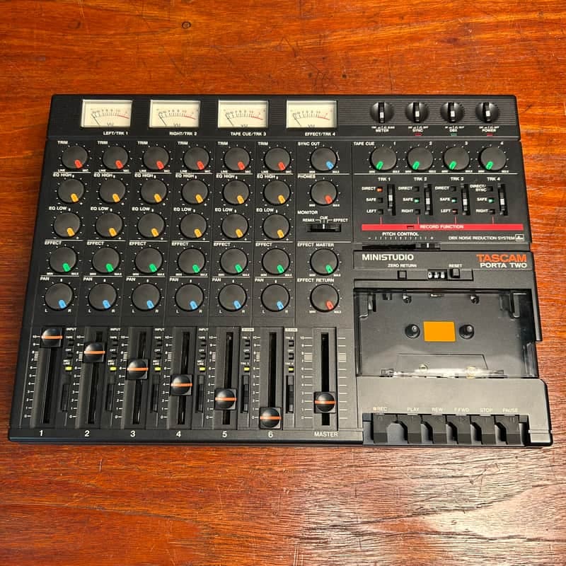 TASCAM Porta Two Ministudio portastudio 4-Track Cassette Recorder 1980s - not 244 246 146 144
