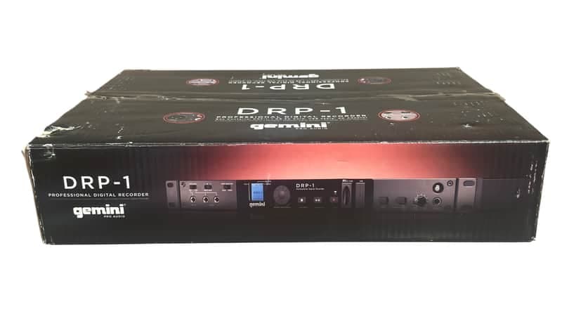 Gemini DRP-1 Rack Mount Digital Recorder NOB