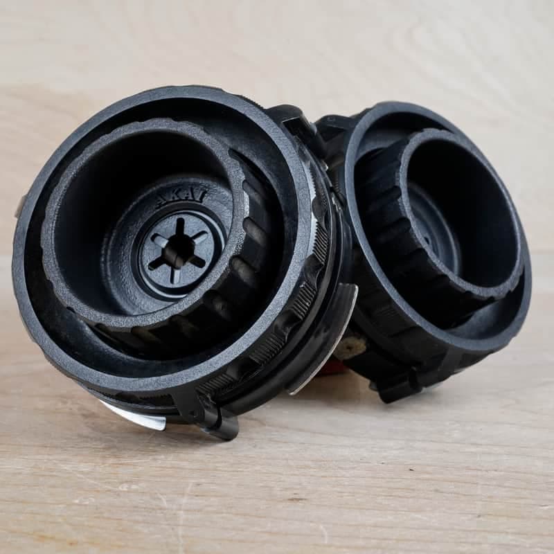 Akai Reel-To-Reel NAB 1/4" Reel-To-Reel Adapter for 10-Inch Reels Pair Set of 2