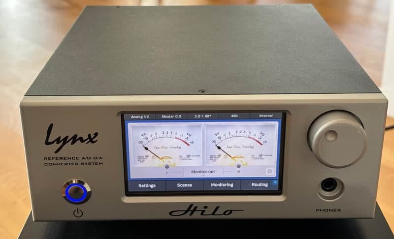Lynx Hilo Reference A/D D/A Converter System with LT-TB and LT-HD Cards 2014 - Silver