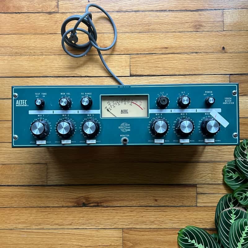 Altec 1592A Mixer 5-Channel Microphone Preamp