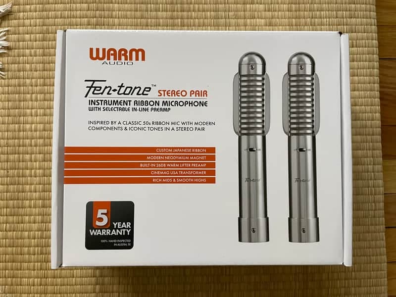 Warm Audio Fen-Tone Ribbon Microphone - Pair 2025 - Present - Nickel
