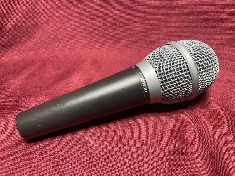 Audio-Technica ATR30 Handheld Dynamic Microphone with On/Off Switch 1990s - Black