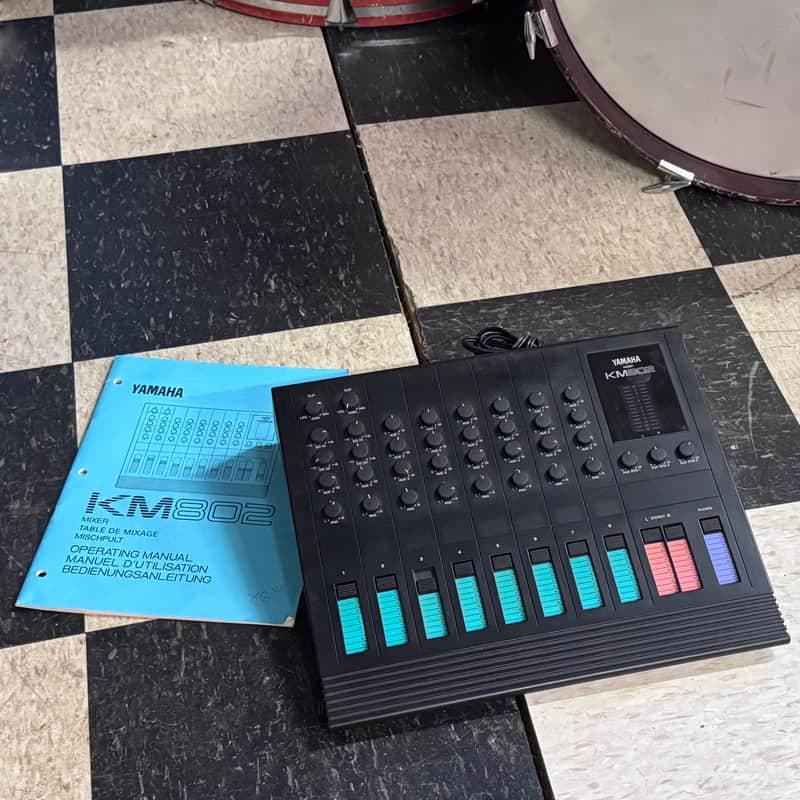 Yamaha KM-802 Eight-Channel Mixer 1980s