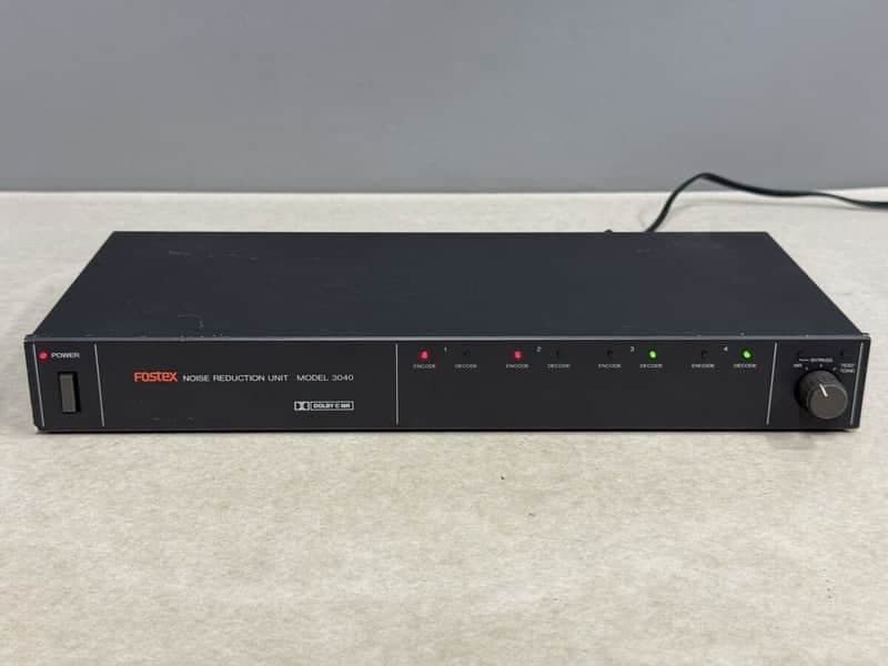 Fostex 3040 Dolby C Noise Reduction Unit Rackmount Audio Processor Tested