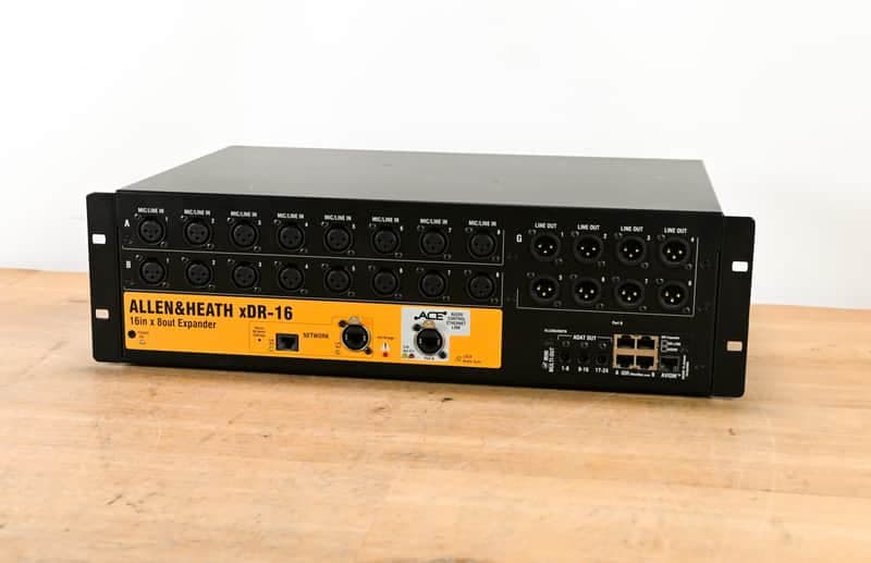 Allen & Heath xDR-16 16-Input/8-Output Expander for iLive Mixing Systems CG01590
