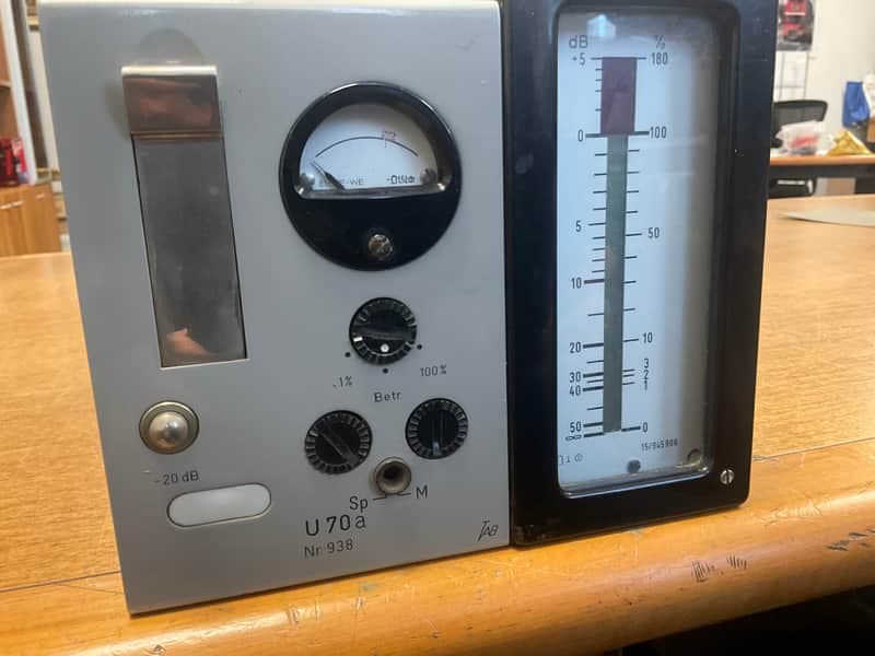 TAB U70a +Meter Telefunken vintage