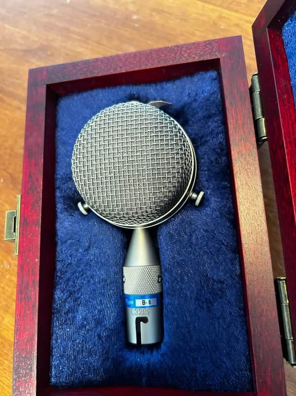 Blue Bottle B6 Cap Mic Capsule with Box & Travel Pins_Mint!