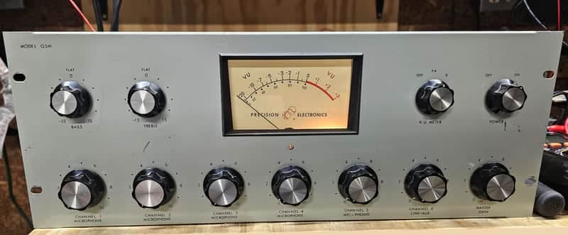 1960s Grommes Precision (Western Electric) G5M Microphone Mixer / Mic Pre