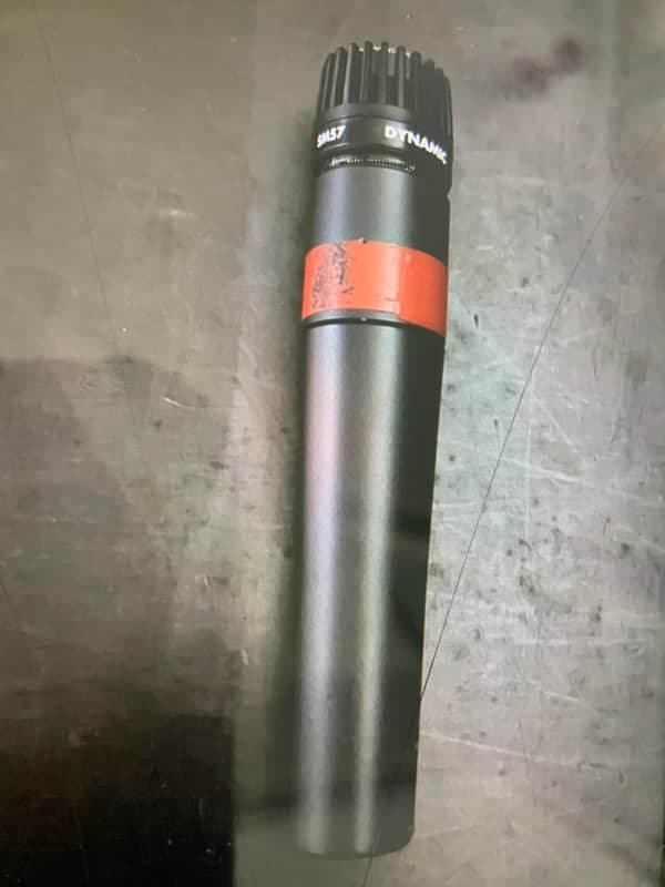 Shure SM57 RARE and early Version Cardioid Dynamic Microphone 1984 - Present - Black