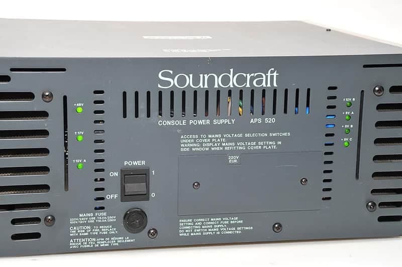 Soundcraft APS 520 Power Suply Unit for DC2000 and DC2020 Studio Desks