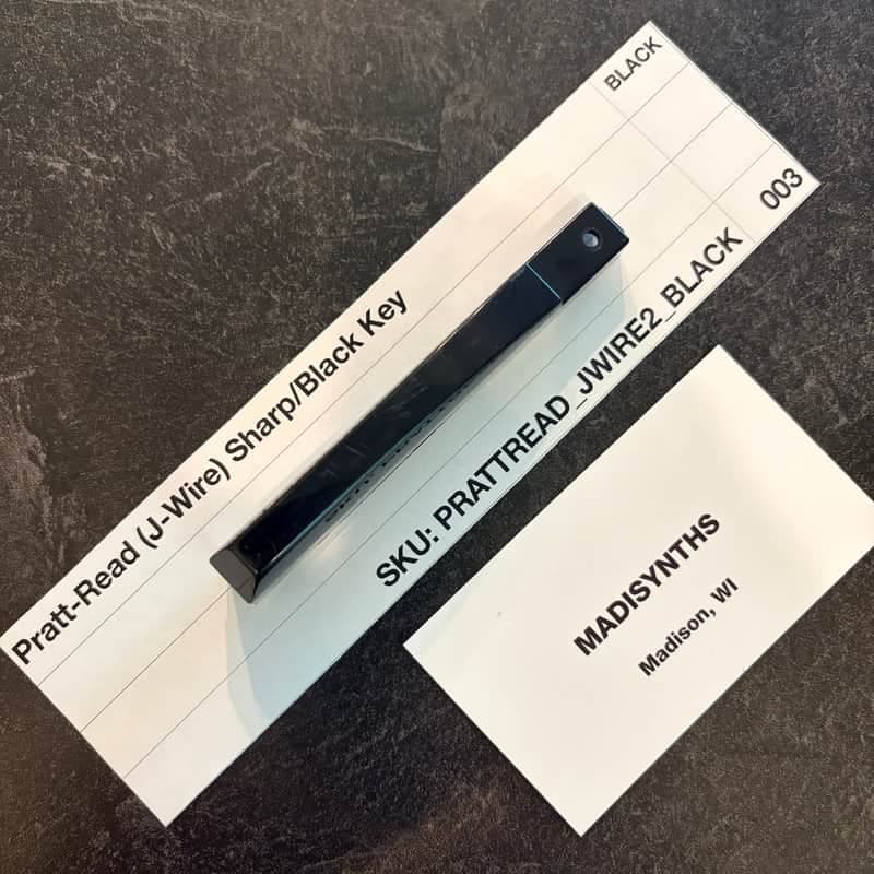 ORIGINAL Pratt Read Replacement SHARP/BLACK Key (J-Wire Keybeds) for ARP 2500/2600, Moog Minimoog, Oberheim OBX/OBXa/OB8, Sequential Prophet-5/10, PPG Wave 2.2, EML 500, and more
