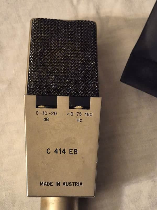 AKG 414EB condenser 1960's original 1960's original - silver and black