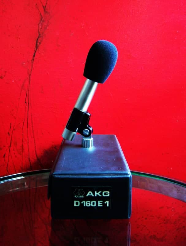 Vintage RARE AKG D160E1 / D160E Omni-directional Dynamic Microphone Low Z w accessories Electro Voice 635A
