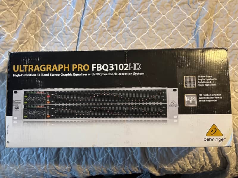 Behringer Ultragraph Pro FBQ3102HD 31-Band Stereo Graphic EQ 2015 - Present - Standard
