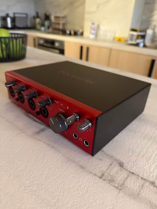 Focusrite Clarett+ 4Pre USB-C Audio Interface 2021 - Present - Red