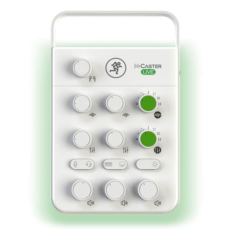 Mackie M-Caster Live Portable Live Streaming Mixer - White