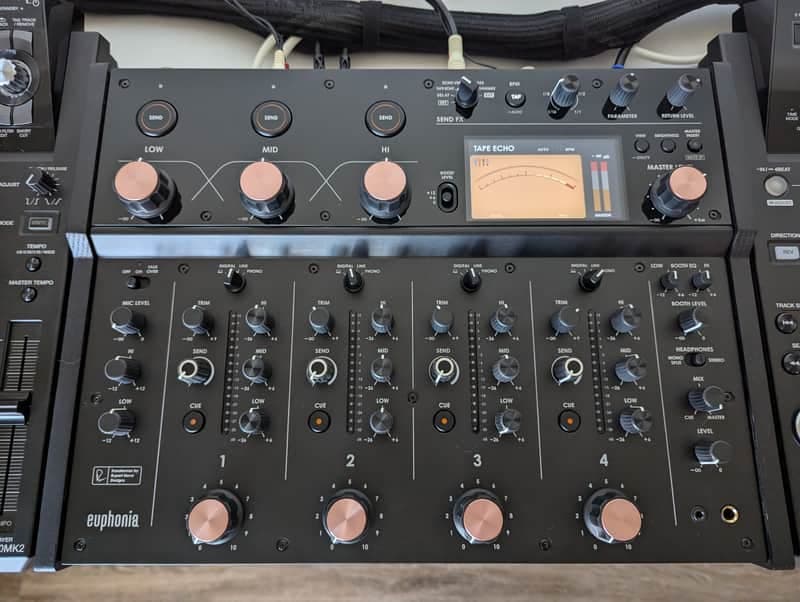 AlphaTheta Euphonia 4-Channel DJ Mixer 2024 - Present - Black