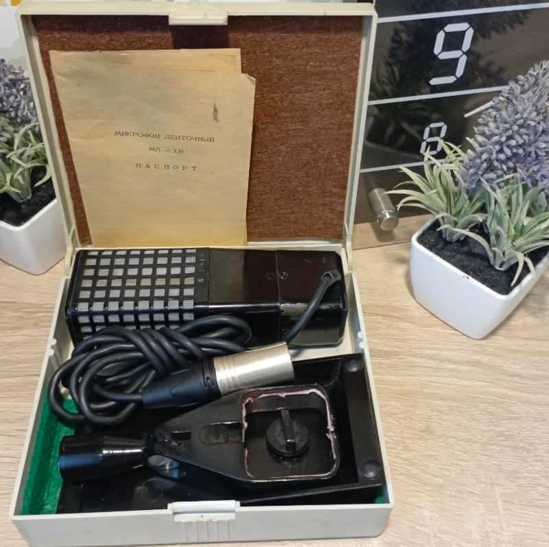 USSR 1980s Soviet ribbon VTG microphone Oktava ml-19 XLR