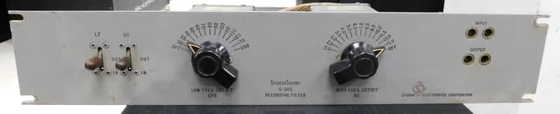 StudioSound S-305 Hi Frequency / Lo Frequency Cut Off Recording Filter