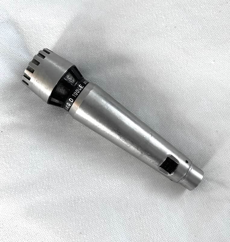 AKG D 1000E Cardioid Dynamic Microphone 1970s - Silver