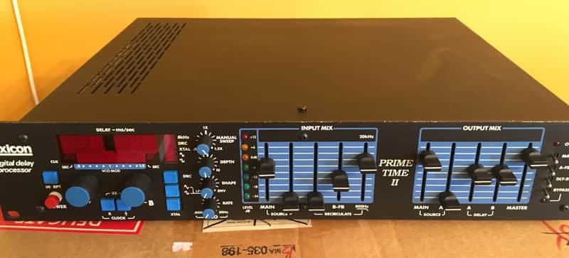 Lexicon Prime Time II Model 95 Digital Delay Processor 1980s - Black