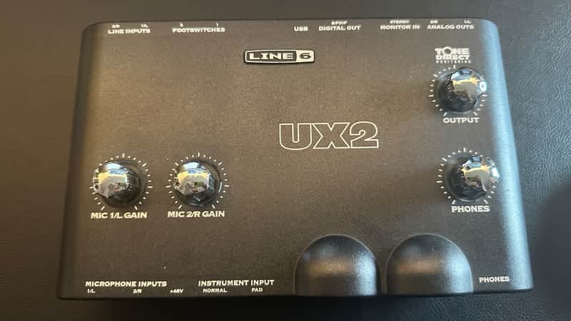 Line 6 POD Studio UX2 USB Audio Interface 2010s - Black