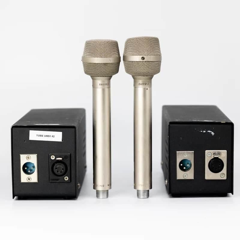 LOMO UM51 Tube Conversion Pair w/ 8A11 Large Diaphragm Capsules + PSUs (19A18 Circuit, 19A19-Style Capsule)