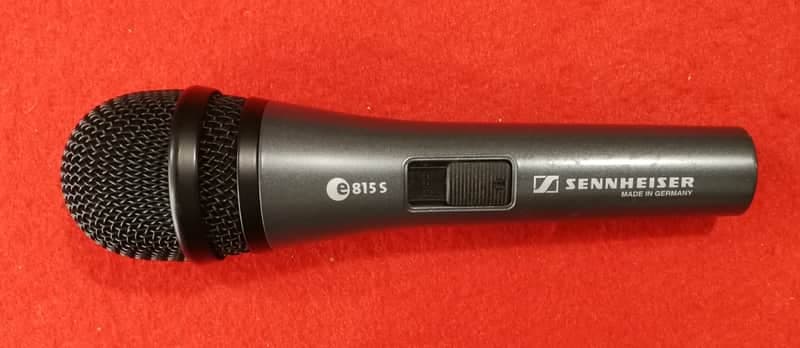 Sennheiser e815 S Dynamic Handheld Cardioid Microphone with On / Off Switch 1998 - Present - Dark Grey