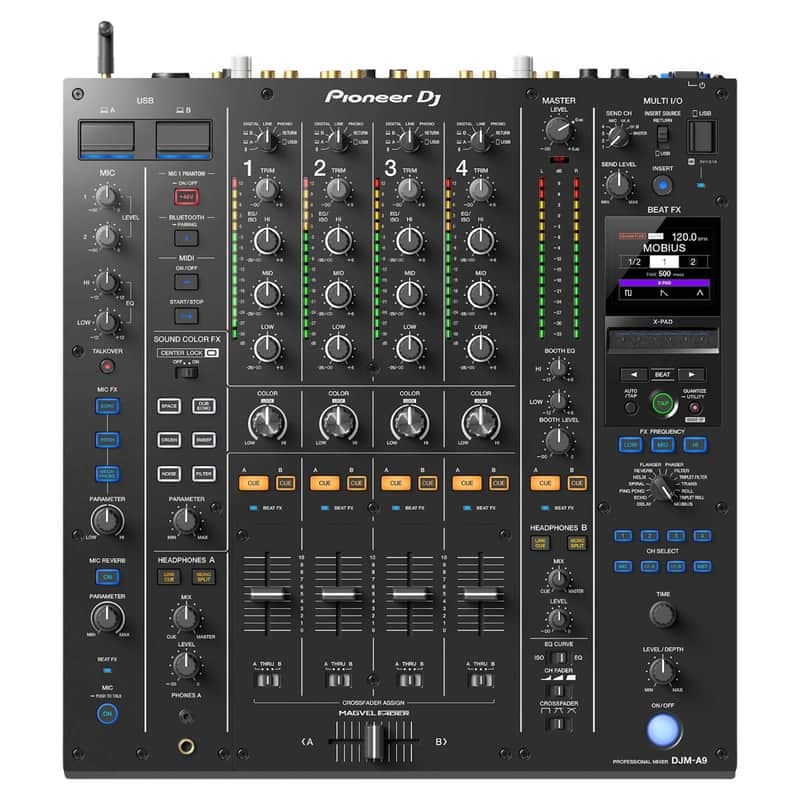 Pioneer DJM-A9 4-Channel Professional FX rekordbox Serato Pro DJ Mixer - Open Box Mint