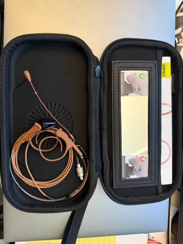 DPA 4266-OC-F-C03-MH Cardioid Headset Microphone Brown