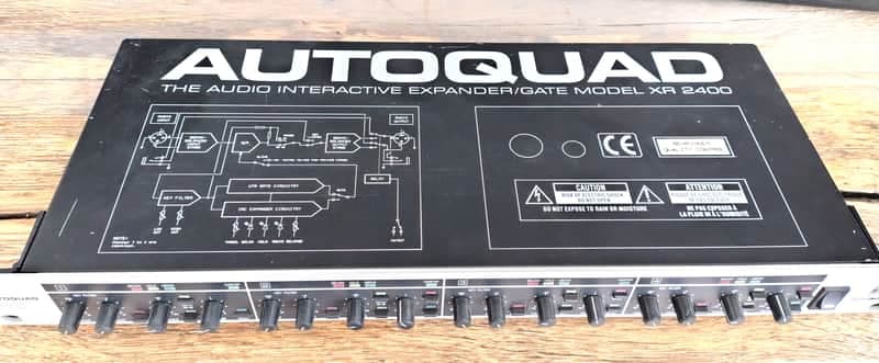 Behringer Autoquad XR2400 4-Channel Expander / Gate 2000s - Black / Silver