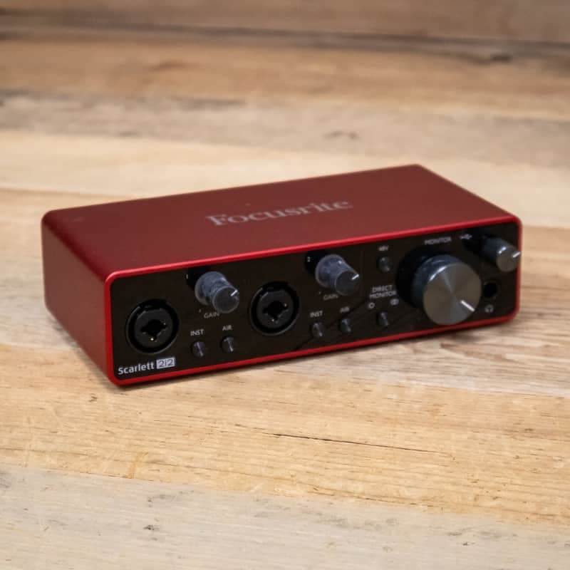 Focusrite Scarlett 2i2 (3rd Gen) USB Audio Interface Studio Recording U288138