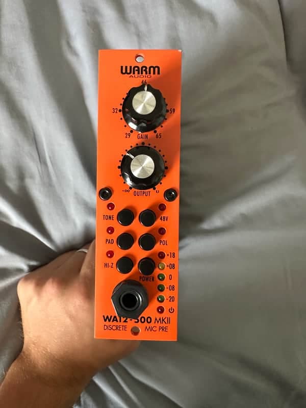 Warm Audio WA12-500 MKII Discrete 500 Series Mic Pre Module 2016 - Present - Orange