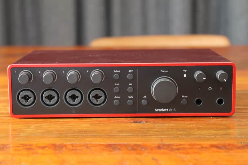 Focusrite Scarlett 18i16 4th Gen USB Audio Interface 2024 - Present - Red
