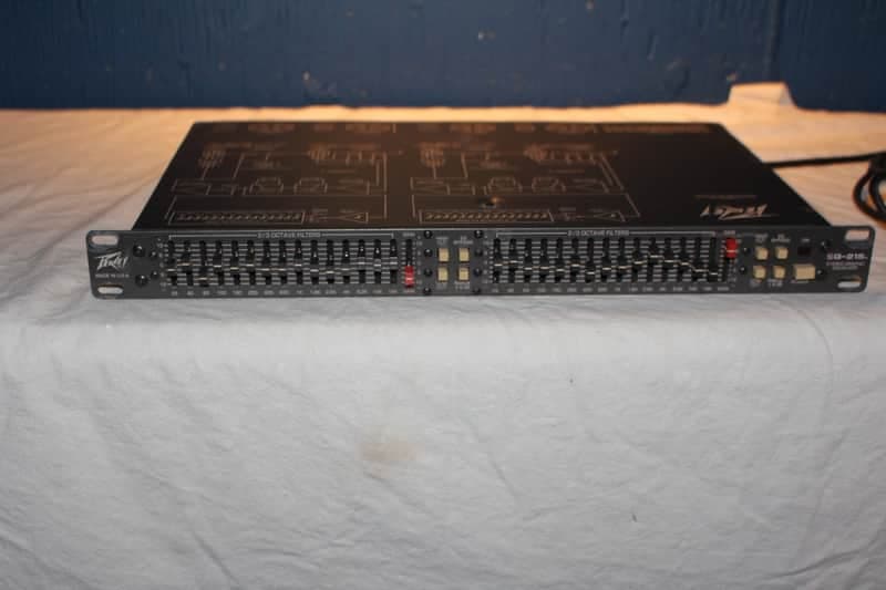 Vintage Peavey EQ-215 Dual 15-Band Stereo Graphic Equalizer