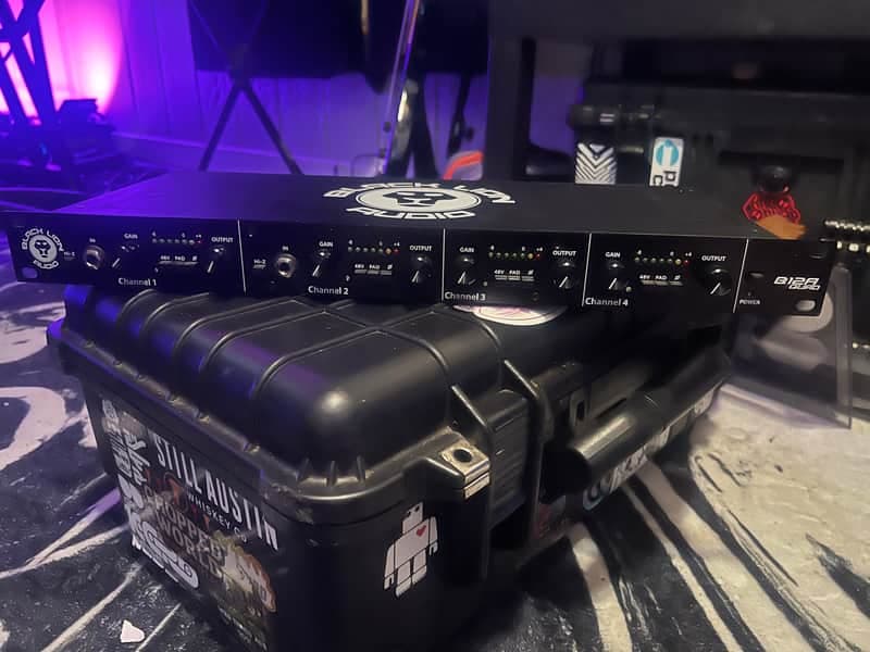 Black Lion Audio B12A Quad 4-Channel Microphone Preamp 2019 - 2020 - Black