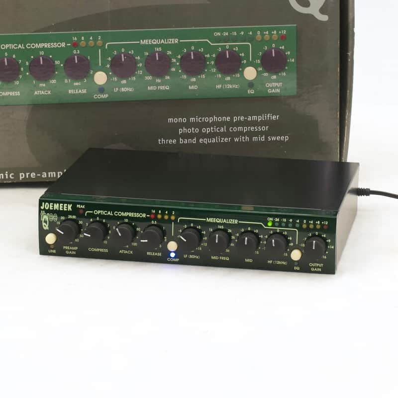 Joemeek ThreeQ Mic Preamp with Optical Compressor and 3-Band EQ, Includes Original Packaging