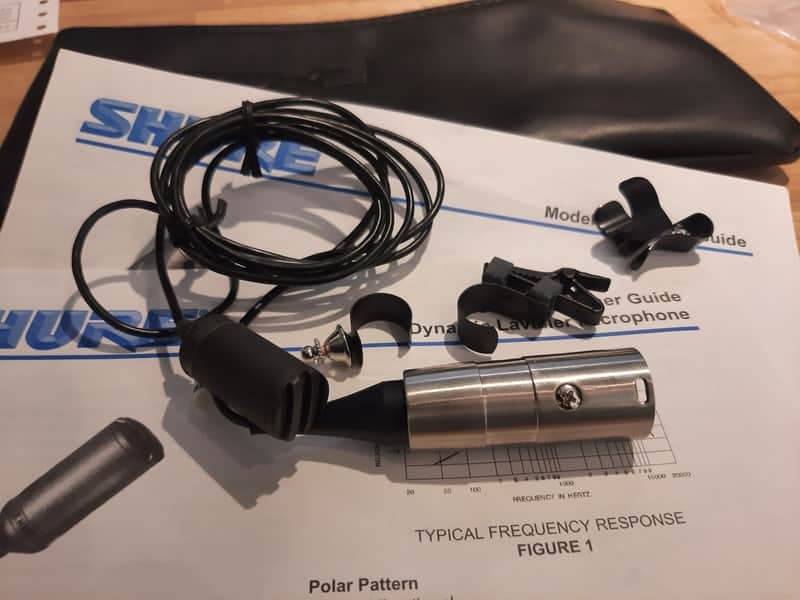 Shure SM11 Omnidirectional Dynamic Lavalier Mic 2008 - Present - Black