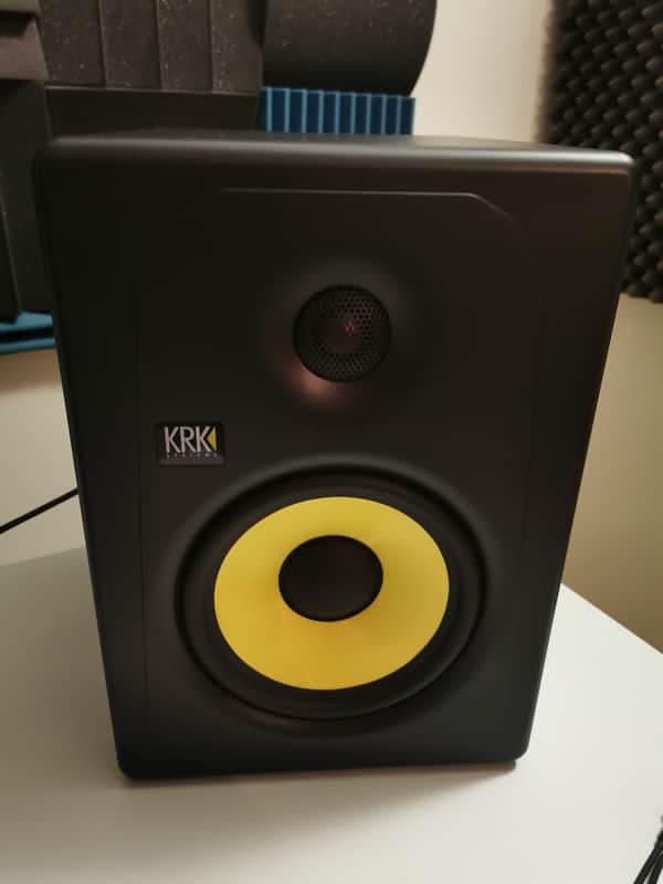 KRK Kreate 8 Active Studio Monitor - Coppia/Pair - Black/Yellow