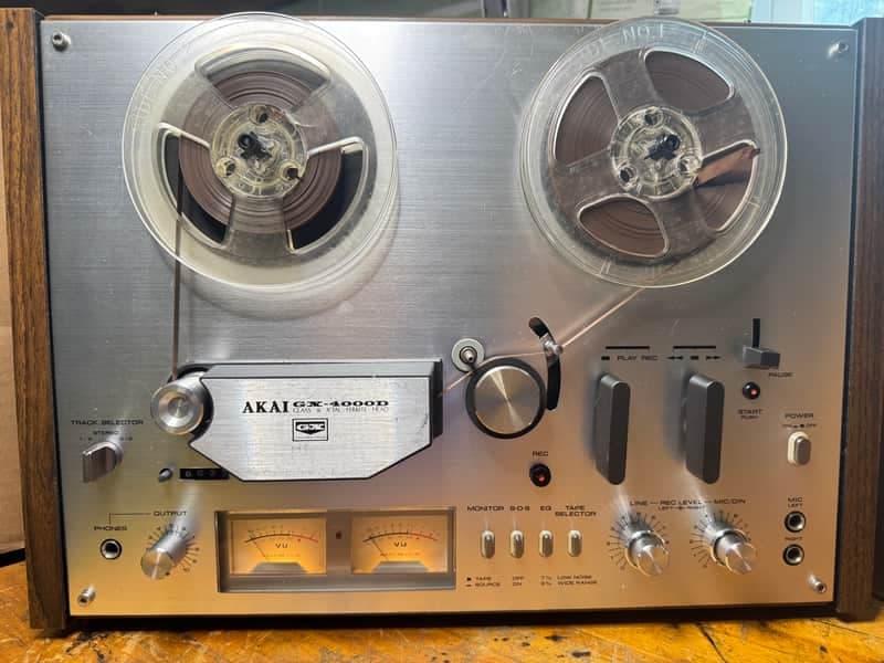 Akai GX-4000D Reel to Reel Tape Recorder Serviced Tested Clear Sound
