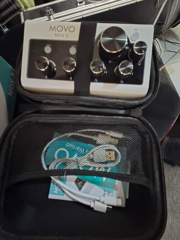 Movo MDX-2 - 2 Channel portable audio interface