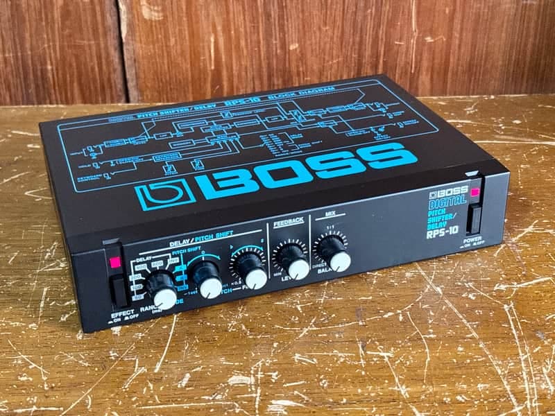 BOSS RPS-10 RPS10 Digital Pitch Shifter/Delay Rare black panel Vintage micro rack