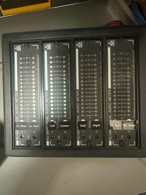 RDL RU-SM16A 2-Channel Audio Meter Custom 4-pack 7.1 Package