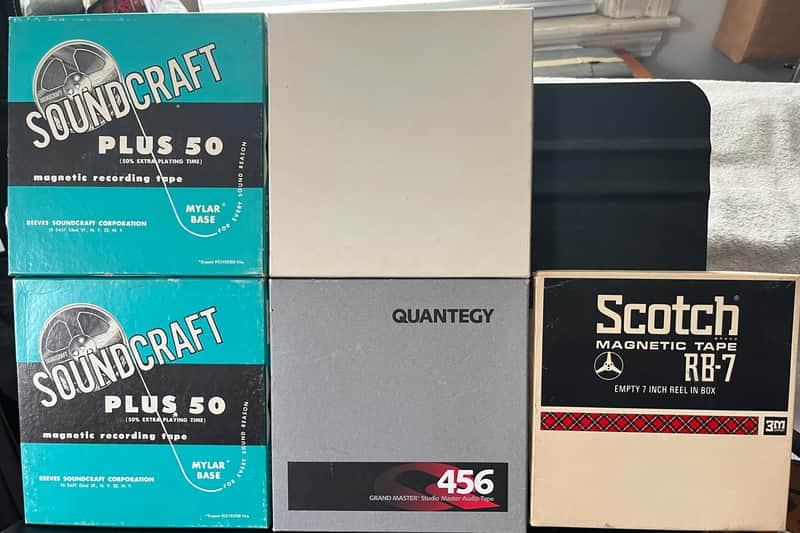1/4" Quantegy 456 Grand Master tape